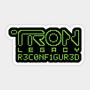 Tron Legacy Yellow Artwork Sticker